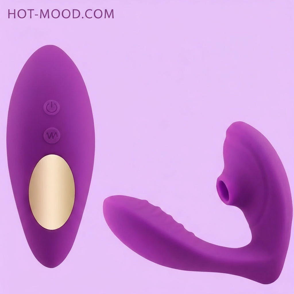 Vibromasseur vaginal à succion