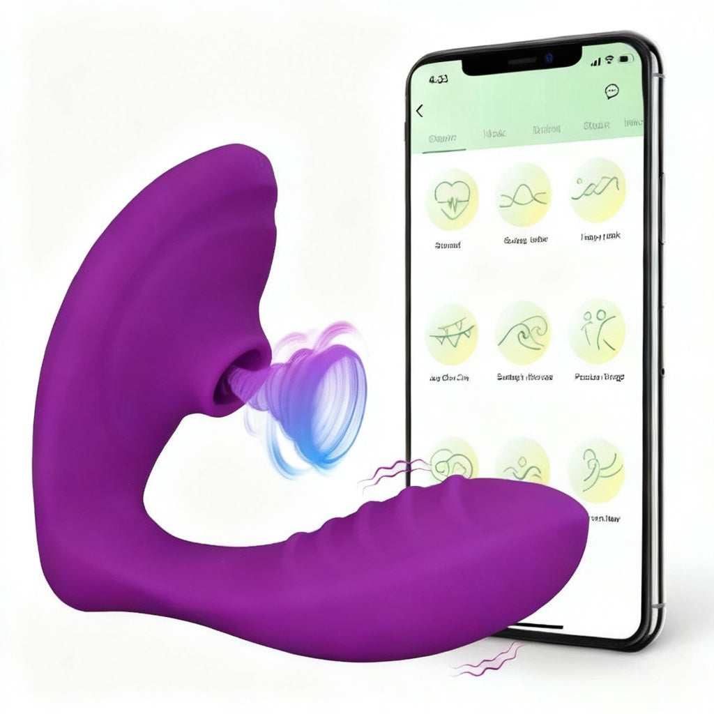 Vibromasseur vaginal à succion